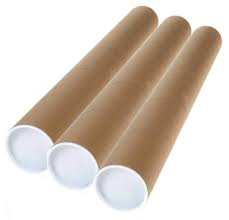 POSTAL TUBES - 650mm x 102mm x 1.5mm (with end caps)