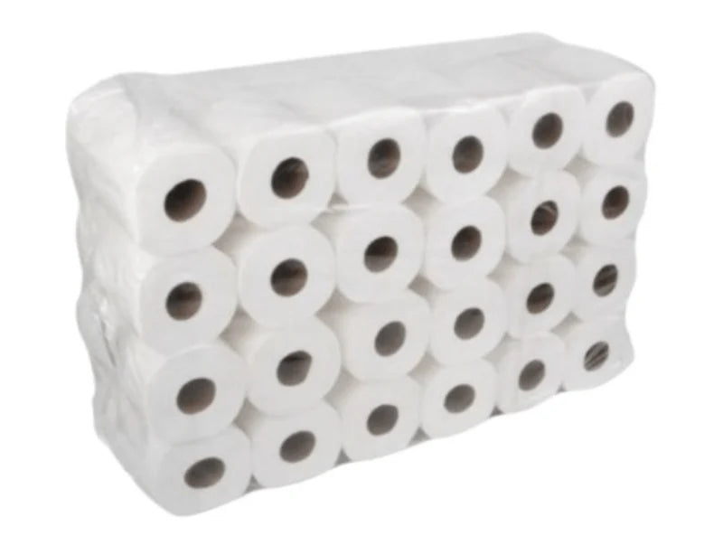 2-PLY TOILET PAPER - 48 Rolls x 350 Sheets (Virgin)