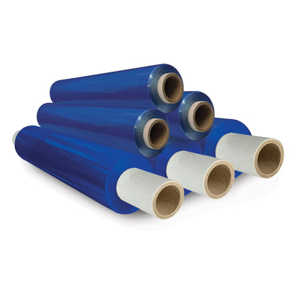 Black - Red - Green - Yellow - White - Blue PALLETWRAP - 400mm x 400mm x 15um Ext. Core