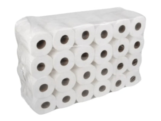 2-PLY TOILET PAPER - 48 Rolls x 350 Sheets (Virgin)