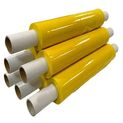 Black - Red - Green - Yellow - White - Blue PALLETWRAP - 450mm x 400mm x 17um Ext. Core